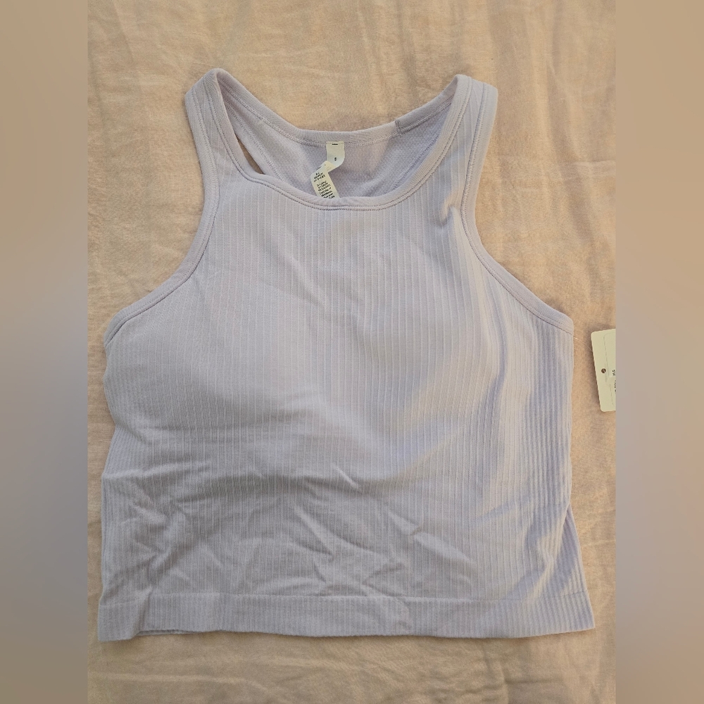 Lululemon Ebb To Street Cropped Racerback Tank